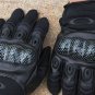 Motorcycle Tactical Sports Gloves Leather Plus Carbon Fiber Airsoft Paintball
