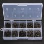 500pc Lot Fishing Hooks with Tackle Box 10 Sizes