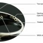 Men's 3ct Alexandrite Sapphire Rhodium 925 Sterling Silver Ring