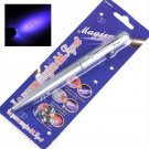007 Lot 5 Invisible Ink Spy Pens Marker Magic Pencil & UV Pen Light