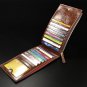 Mens Genuine Leather Clutch Wallet Bag Coin Pouch