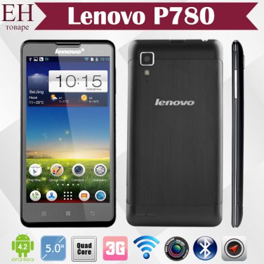 Lenovo P780 Quad Core Smart Phone Cell 5 inch HD Gorilla Glass