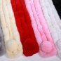 Genuine Rex Rabbit Fur Scarves Scarf Wrap Neck Warmer Choker