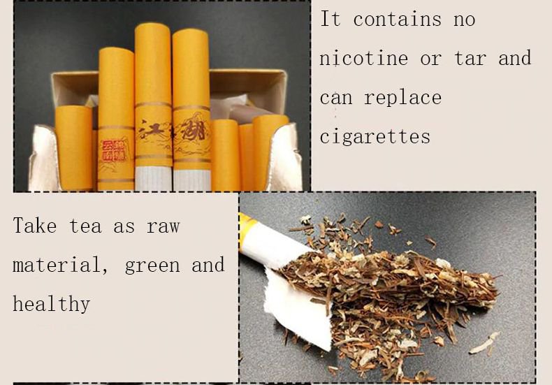 Tea Herbal Cigarettes clearing lung to Quit smoking No Nicotine