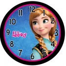 Disney's Frozen Princess Anna 9" Novelty Wall Clock Personalized!