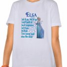 Frozen Elsa Let it Go Medium Children's T-shirt New!