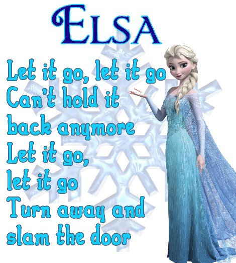 Frozen Elsa Let it Go Large Children's T-shirt New!