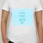 Frozen Keep Calm & Let It Go faded Child's Large T-Shirt