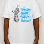 Olaf Would You Like To Build A Snowman Frozen Child's Large T-Shirt