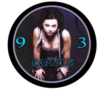 Amy Lee Evanescence 9" Novelty Wall Clock 01