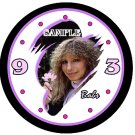 Beautiful Barbra Streisand 9" Novelty Wall Clock 01