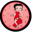 Betty Boop Red Dress 9" Novelty Wall Clock 01