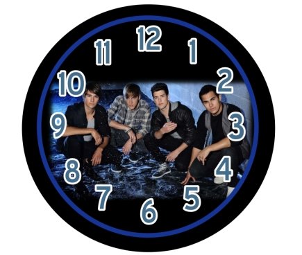 Big Time Rush Super Hot 9" Novelty Wall Clock 02
