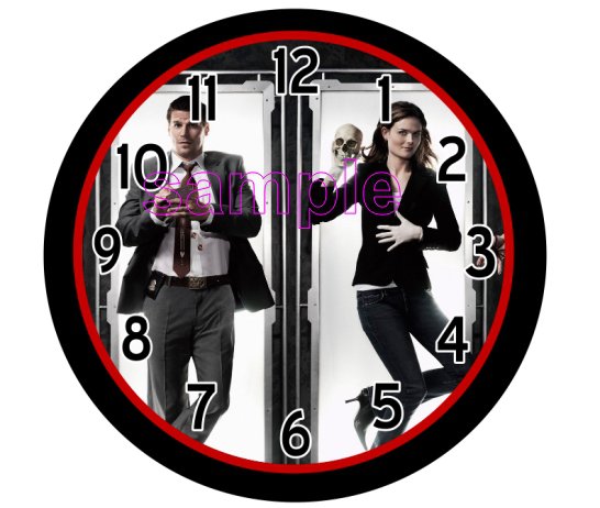 Bones Cast Awesome  9" Novelty Wall Clock 01