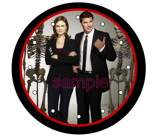 Bones Super Cool 9" Novelty Wall Clock 02