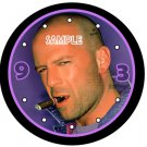 Bruce Willis Handsome 9" Novelty Wall Clock 01