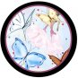 Beautiful Butterflies 9" Novelty Wall Clock 01