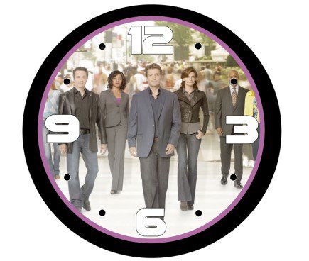 ABC's Castle Cast 9" Novelty Wall Clock 01