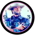 Clint Eastwood Retro 9" Novelty Wall Clock 01