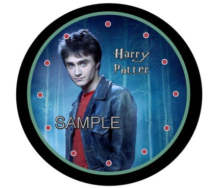 Daniel Radcliffe Harry Potter 9" Novelty Wall Clock 03