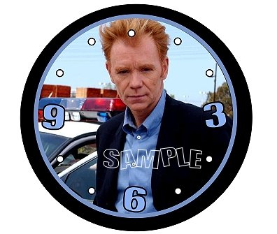 David Caruso CSI Miami 9" Novelty Wall Clock 01