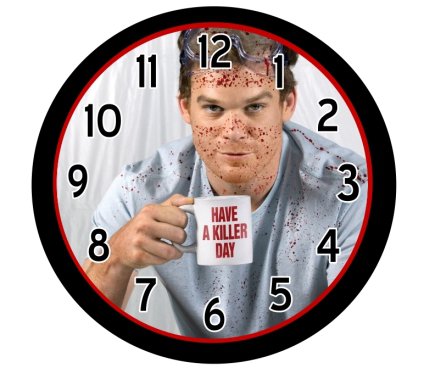 Dexter 9" Novelty Wall Clock 01