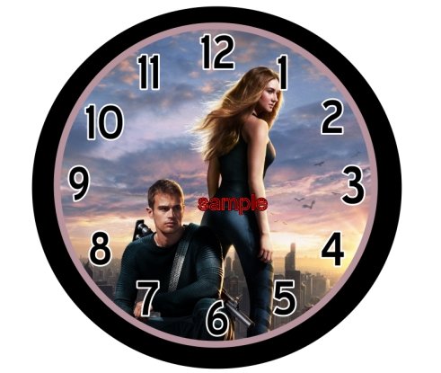 Divergent  9" Novelty Wall Clock 01