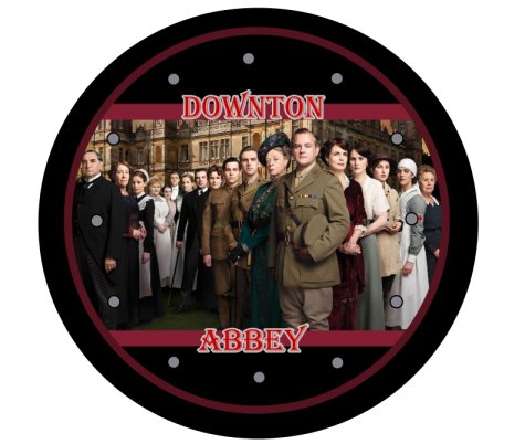 Downton Abbey 9" Novelty Wall Clock 01