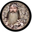 Duck Dynasty Phil Camo 9" Novelty Wall Clock 01