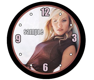 Elisha Cuthbert Sexy  9" Novelty Wall Clock 02