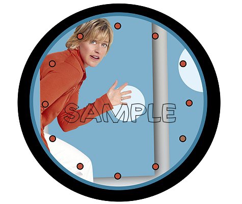 Ellen Degeneres Super Nice 9" Novelty Wall Clock 01