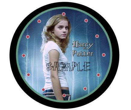 Emma Watson Granger Harry Potter 9" Novelty Wall Clock 03