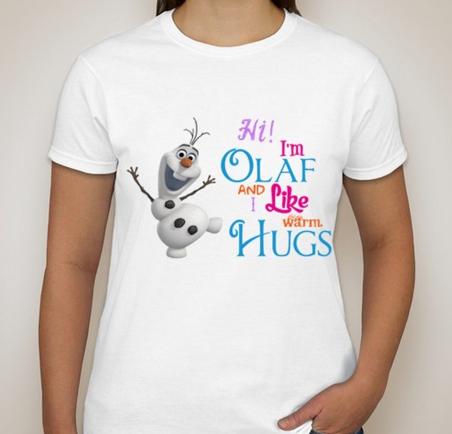 Frozen Olaf Likes Warm Hugs Child's Small T-shirt