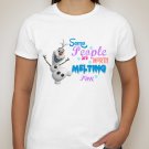 Frozen Olaf Worth Melting For Child's Small T-shirt