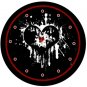 EMO Bleeding Heart Dark Splatter 9" Novelty Wall Clock 01