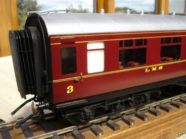 GWR Gangways 2 Packs Open Type Made for O Gauge + FREE Modellers Chart #2008