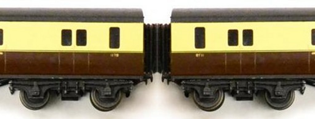 GWR Gangways 2 Packs Closed Type Made for O Gauge + FREE Modellers Chart #2009