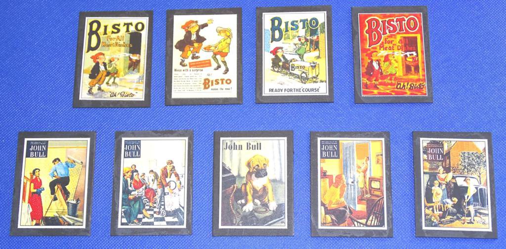 Bisto Guinness John Bull Railway Wallboards O Gauge Advertising Signs Set of 17 #2045