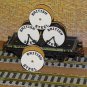 British Steel Cable Drums OO Gauge Set of 4 + FREE Bolted Pack Wagon Loads #2033