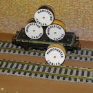 Manchester Cable Drums OO Gauge Set of 4 + FREE Bolted Pack Wagon Loads #2038