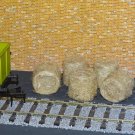 Straw Hay Bales Realistic O Gauge 2 Packs Wagon Loads + FREE Scale Chart #2060