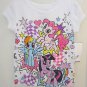 Girls My Little Pony T Shirt Size 2T White with Sparkly Ponies NWT