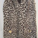 Michael Kors Chocolate Brown Animal Print Dress Size 4 New with Tags