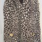 Michael Kors Chocolate Brown Animal Print Dress Size 4 New with Tags