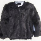 amy coe Girls Black Faux Fur Jacket Size 3T Super Soft New with Tags!!!!