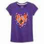 Nike Graphic Tee Girls Size M Purple Heart Skateboard Size M New with Tags