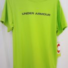 Under Armour Boys Loose Catalyst T-Shirt Yellow Green Size YXS NWT