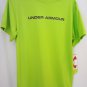 Under Armour Boys Loose Catalyst T-Shirt Yellow Green Size YXS NWT