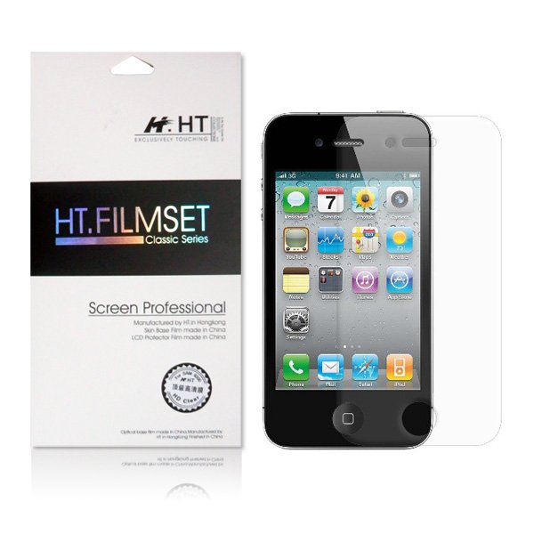 HT&acirc;�&cent; Clear Screen Protector Guard for Apple iPhone 4 / 4S (2-Pack)