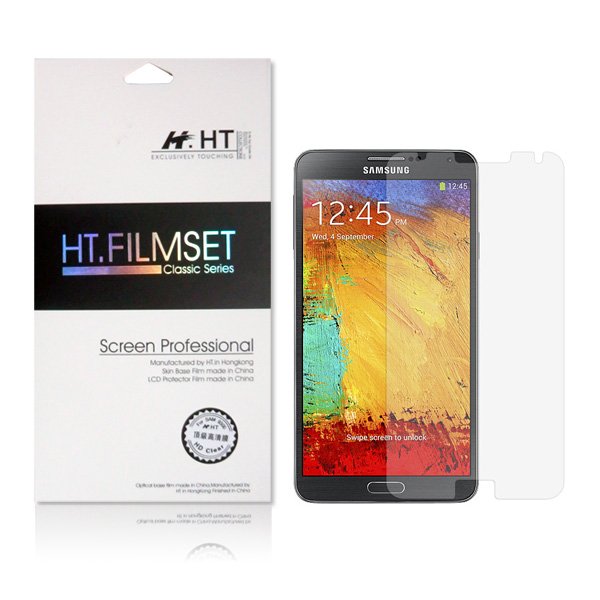 HT&acirc;�&cent; Clear Screen Protector Guard for Samsung GALAXY Note 3 SM-N9000 (2-Pack)